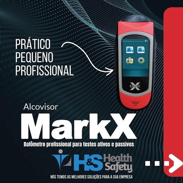 MarkX-Bafômetro profissional