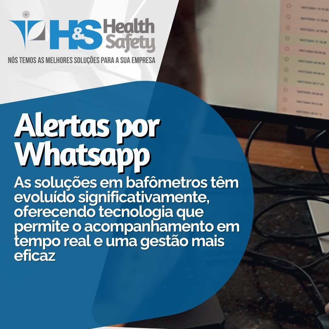 Bafômetro com alerta por Whatsapp-Saiba mais