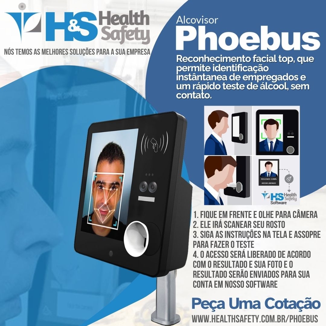 Phoebus-Bafômetro com acesso biométrico